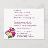 DESIDERATA Bright Bouquet briefkaart (Voorkant)