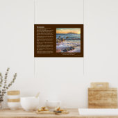 Desiderata - Burgh Island van Bantham bij Sundown Poster (Keuken)