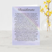 DESIDERATA Card=Rainbow Kaart (Gele Bloem)