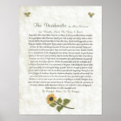 DESIDERATA Careful Daisies Poster (Voorkant)