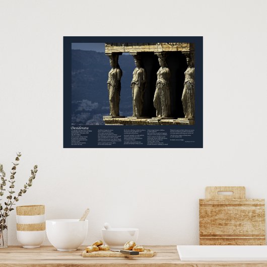 Desiderata - Caryatids of the Erechtheion Poster (Keuken)