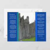 DESIDERATA Castle Rock Briefkaart (Voorkant / Achterkant)