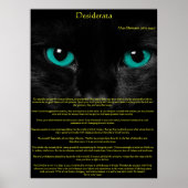 Desiderata Cat Eyes Posters (Voorkant)
