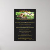 Desiderata Cat Fight Canvas Afdruk (Voorkant)