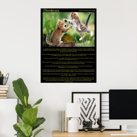 Desiderata Cat Fight Posters (Thuiskantoor)