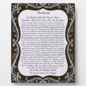 Desiderata Chalk Art Fotoplaat (Voorkant)