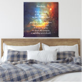 Desiderata Child of Universe Canvas Afdruk (Insitu (Slaapkamer))