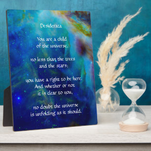 Desiderata Child of Universe Fotoplaat