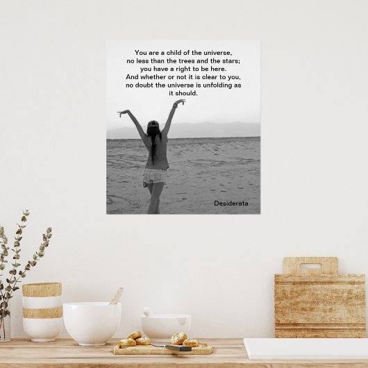 Desiderata Child of Universe Poster (Keuken)