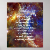 Desiderata Child of Universe Poster (Voorkant)