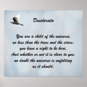 Desiderata Child of Universe Poster (Voorkant)