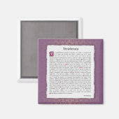 Desiderata - Choses désirées - poème Magneet (Voorkant / Achterkant)