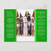 DESIDERATA Christmas Cats Briefkaart (Voorkant)