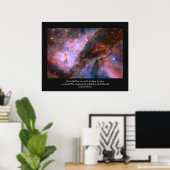 Desiderata citaat - Carina-nevel, Eta Carinae Poster (Thuiskantoor)