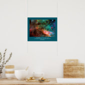 Desiderata - citaat - Center of The Swan Nebula Poster (Keuken)