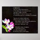 DESIDERATA Cosmic Blossom poster (Voorkant)