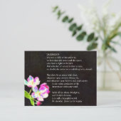 DESIDERATA Cosmic Blossoms briefkaart (Staand voorkant)