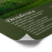 Desiderata - Dalhousie Castle Poster (Hoek)