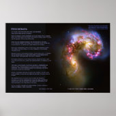Desiderata - de Antennae sterrenstelsels Poster (Voorkant)
