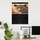 Desiderata: de blik van het wild poster (Thuiskantoor)