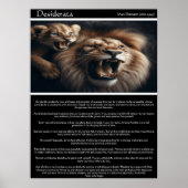 Desiderata: De vreugde van de koning Poster (Voorkant)