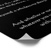 Desiderata: De vreugde van de koning Poster (Hoek)