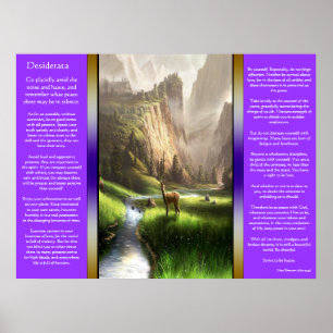 Desiderata Deer Valley Posters