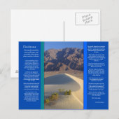 DESIDERATA Desert Range Briefkaart (Voorkant / Achterkant)