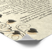 Desiderata "desired things", prose on parchment poster (Hoek)