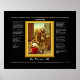 DESIDERATA Donkey en Dog Posters