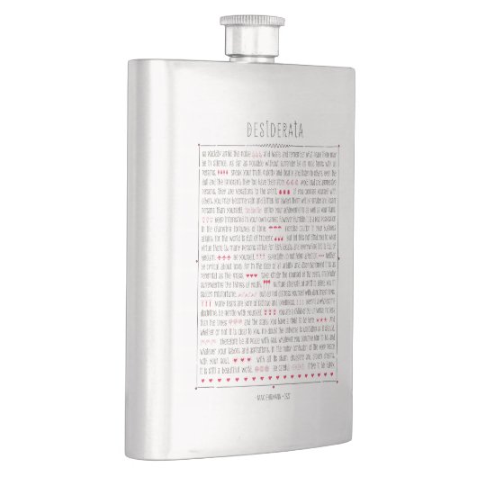 Desiderata door Max Ehrmann Flacon (Rechts)