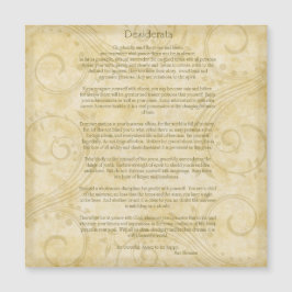 Desiderata door Max Ehrmann Magnet