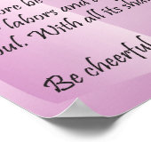 Desiderata door Max Ehrmann poster (Hoek)