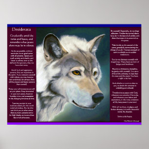 Desiderata door Max Ehrmann Posters van witte wolf