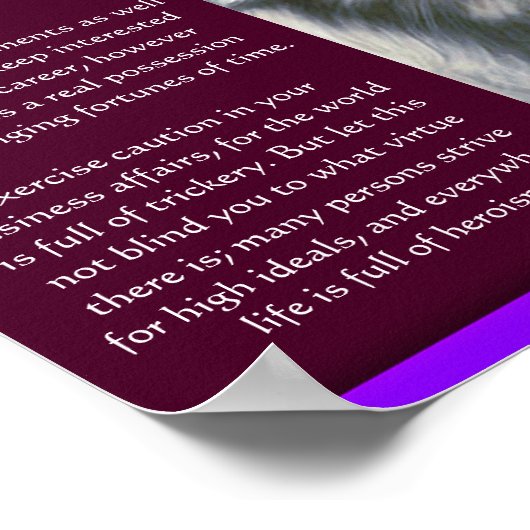 Desiderata door Max Ehrmann Posters van witte wolv (Hoek)