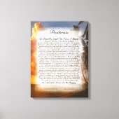DESIDERATA door Max Ehrmann-Tropical Sunset Canvas Afdruk (Voorkant)