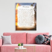 DESIDERATA door Max Ehrmann-Tropical Sunset Canvas Afdruk (Insitu (Woonkamer))