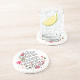 Desiderata door Max Ehrmann Zandsteen Onderzetter