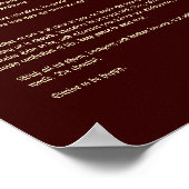 Desiderata - Draagde katoen van Willy Lott Poster (Hoek)