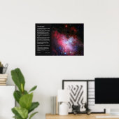 Desiderata - Eagle Nebula, Messier 16, NGC 6611 Poster (Thuiskantoor)