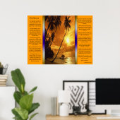 Desiderata Enchanting Island Oasis Poster (Thuiskantoor)