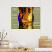 Desiderata Enchanting Island Oasis Poster (Keuken)
