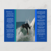 DESIDERATA Face Dive Briefkaart (Voorkant)