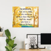 DESIDERATA Faded Aspens poster (Thuiskantoor)