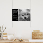 Desiderata - Fine Art Pomeranian Puppy Poster (Keuken)