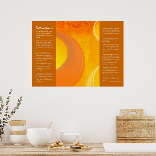 Desiderata - Fired Ceramic Pots Cooling in Oven Poster (Keuken)