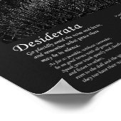 Desiderata -  Fordson Tractor, Fine Art Poster (Hoek)