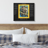 DESIDERATA Galago 2 Canvas Afdruk (Insitu (Slaapkamer))