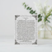 DESIDERATA-gedicht Briefkaart (Staand voorkant)