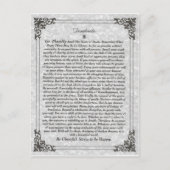 DESIDERATA-gedicht Briefkaart (Voorkant)